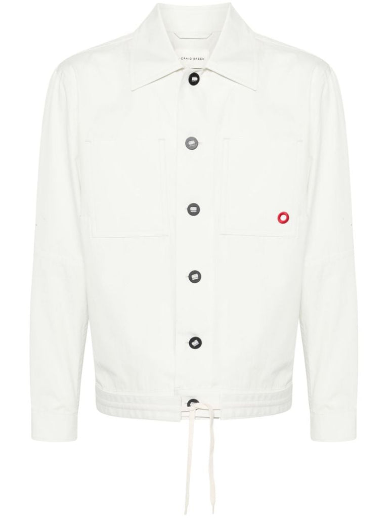 Neutral Circle Worker Cotton Jacket