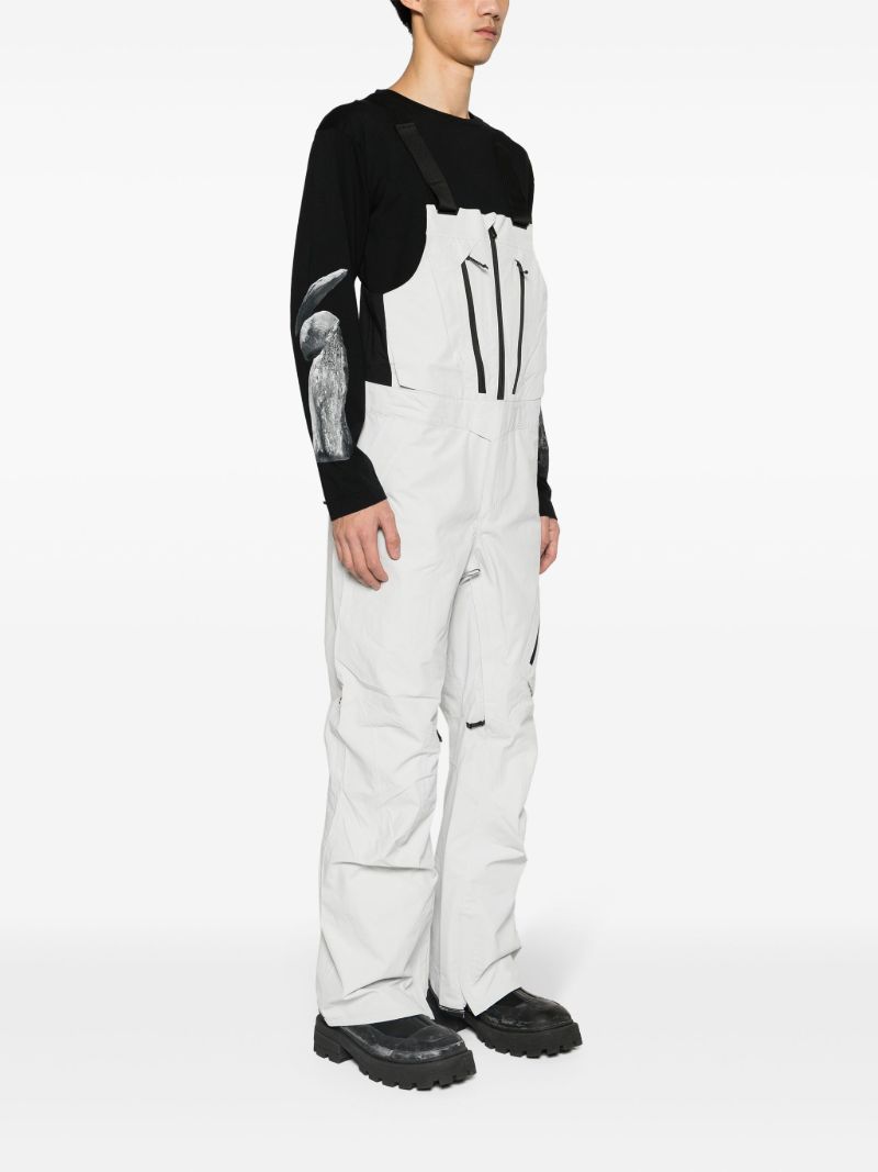 Grey Cyclic Gore-tex 2l Ski Salopettes