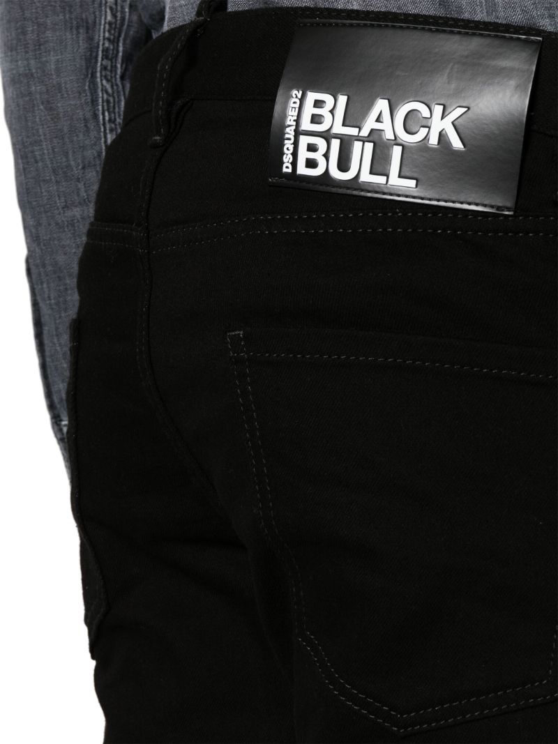 Black Mid-rise Skinny Jeans