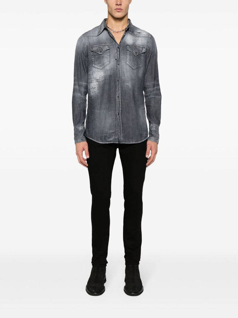 Black Mid-rise Skinny Jeans