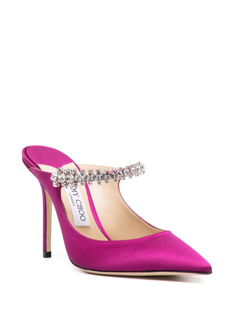 Pink Bing 100 Satin Pumps