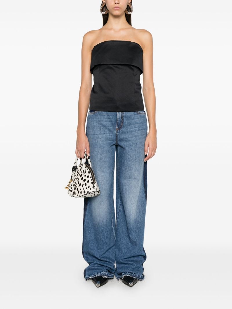 Blue High-waisted Jeans