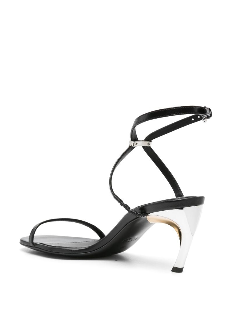 Black Armadillo 65 Sandals