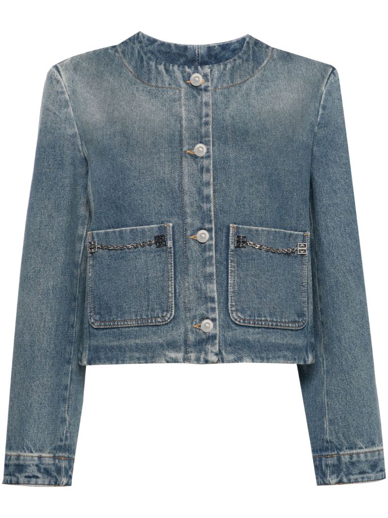 Blue 4g-chain Denim Jacket