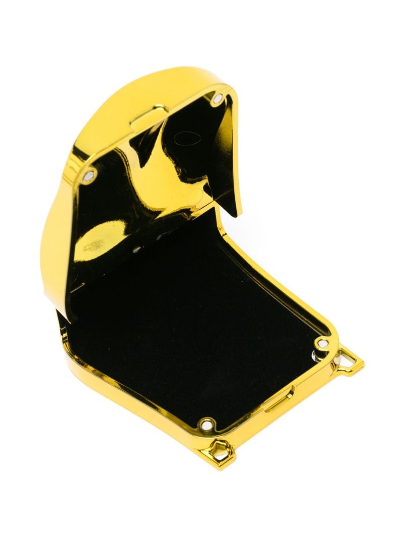 Yellow Sculpted Small Cross Body Bag