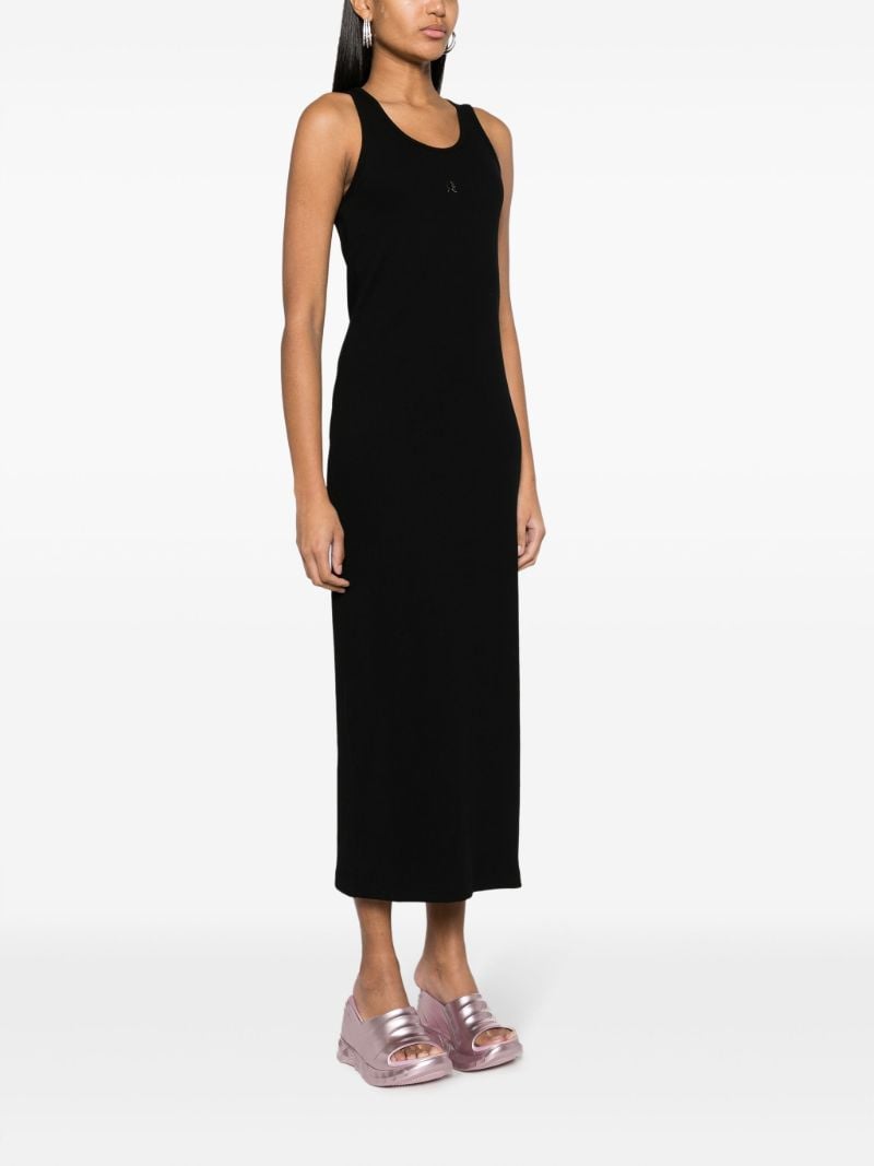 Black 4g Plaque Maxi Dress