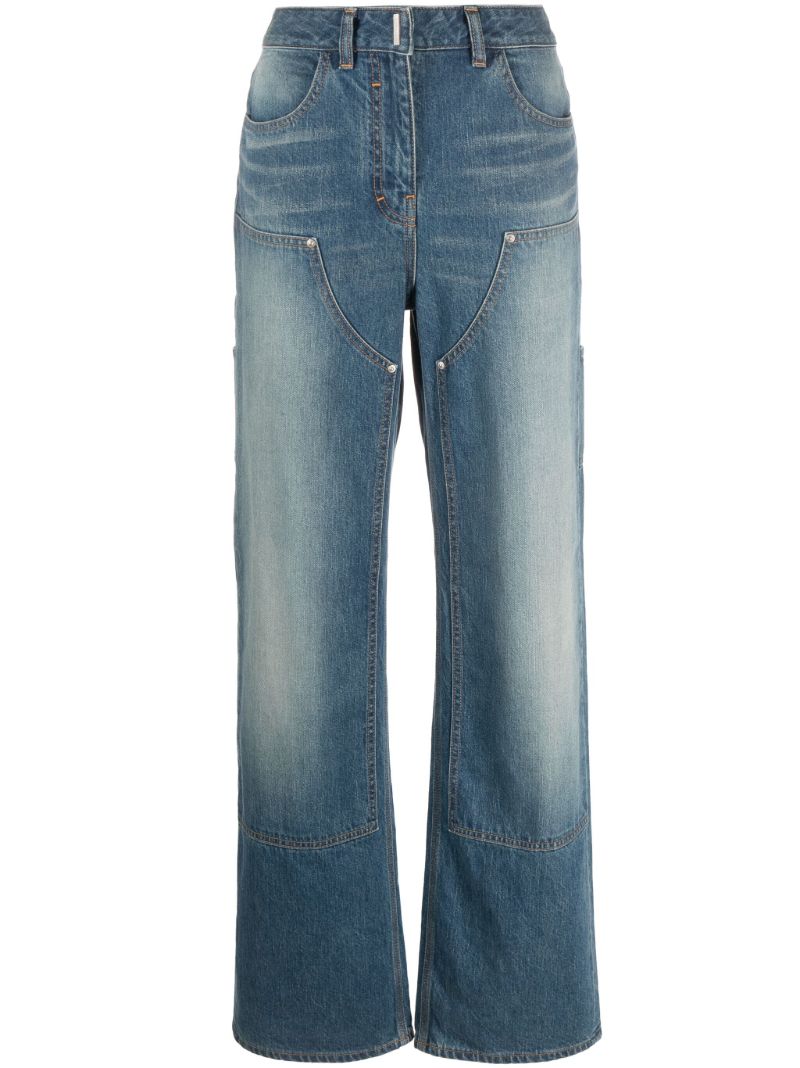 Blue Carpenter Straight-leg Jeans