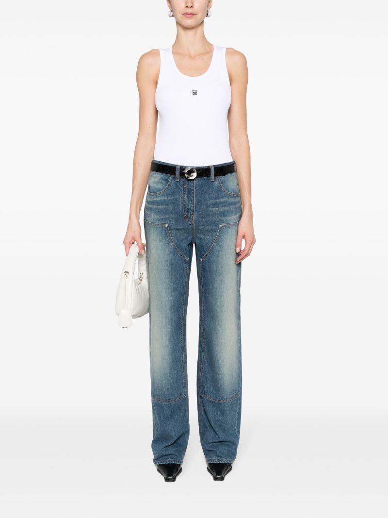 Blue Carpenter Straight-leg Jeans
