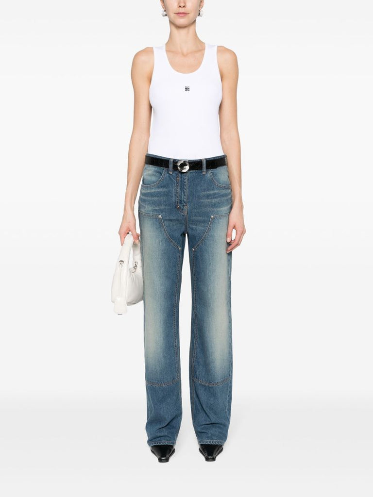 Blue Carpenter Straight-leg Jeans