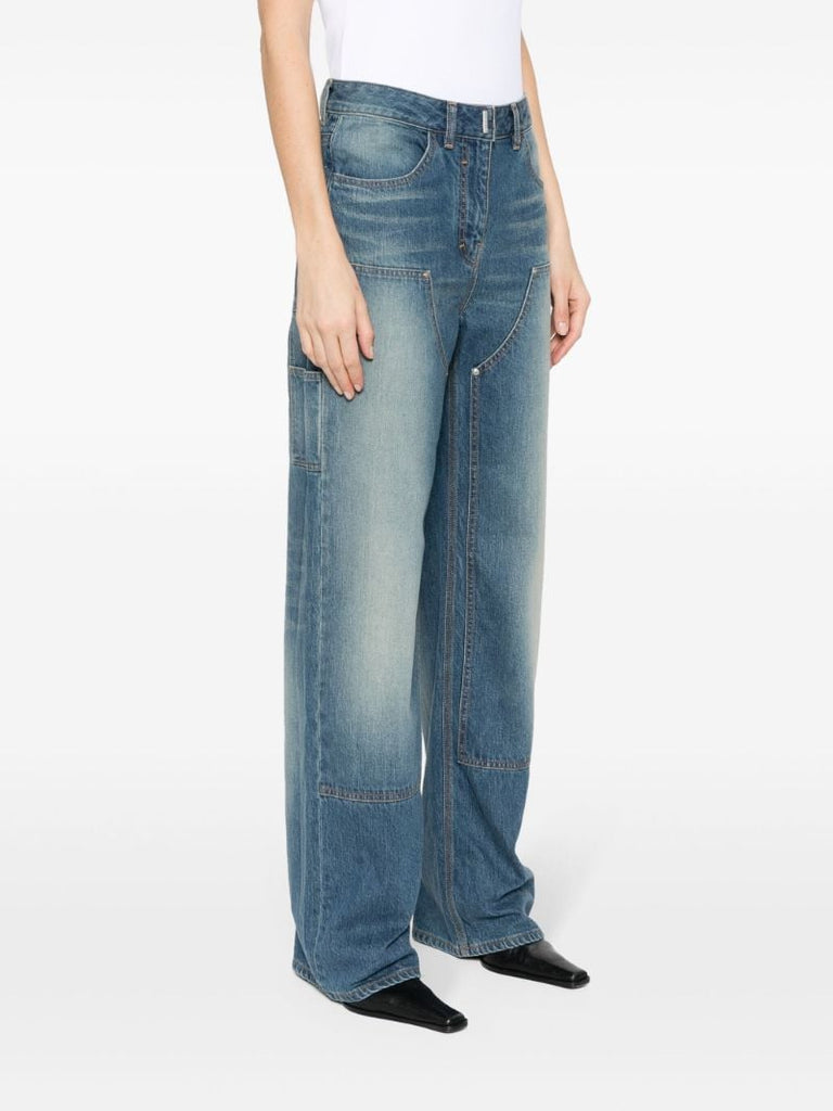 Blue Carpenter Straight-leg Jeans