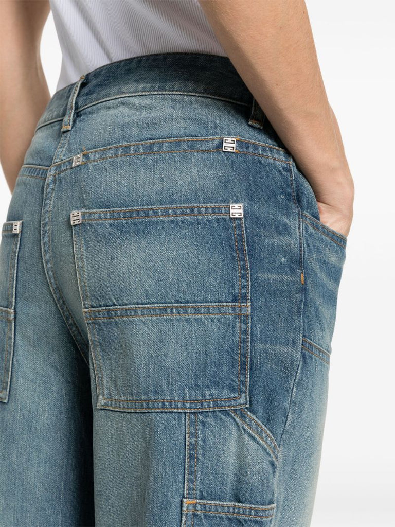 Blue Carpenter Straight-leg Jeans