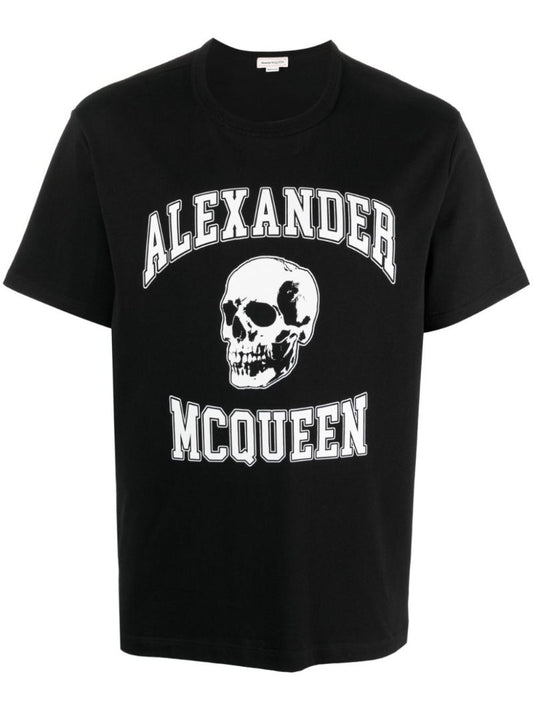 Black Logo-print Cotton T-shirt