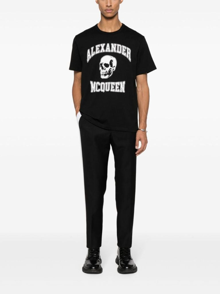 Black Logo-print Cotton T-shirt