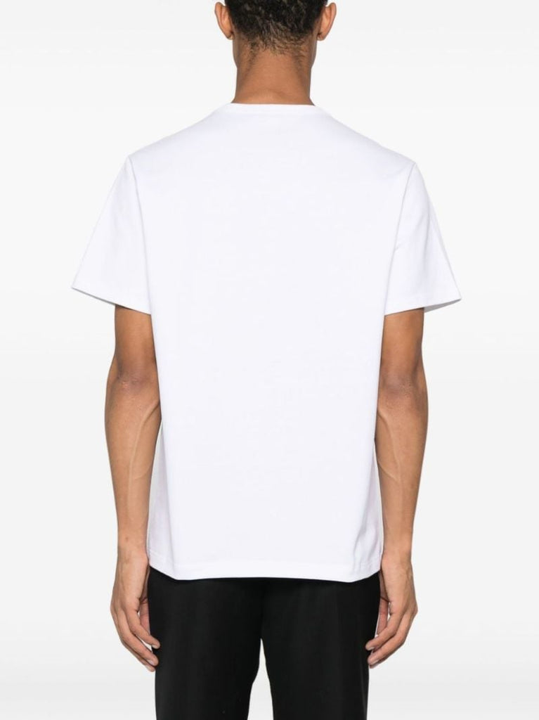 White Logo-print Cotton T-shirt