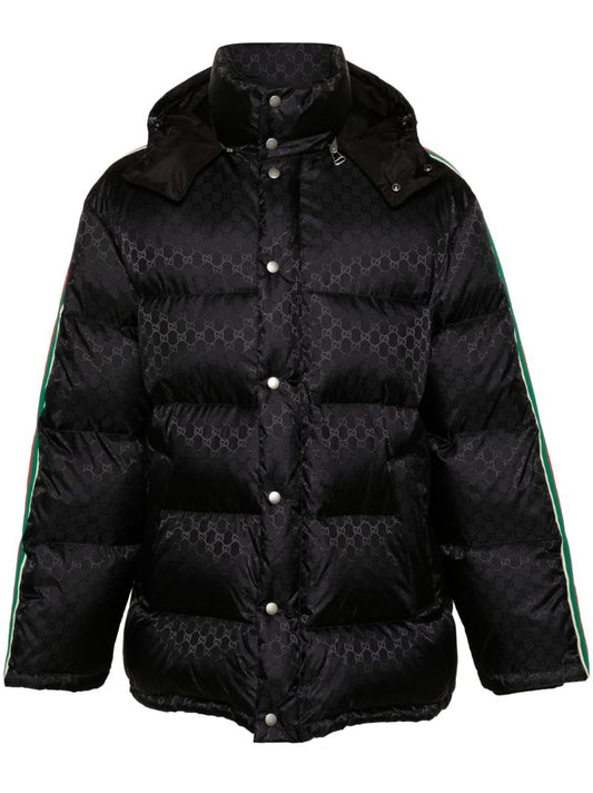 Black Jumbo Gg Padded Coat