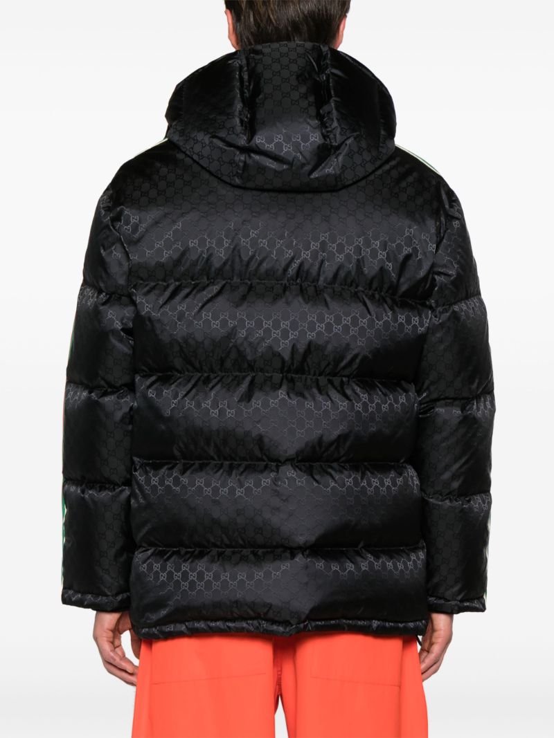 Black Jumbo Gg Padded Coat