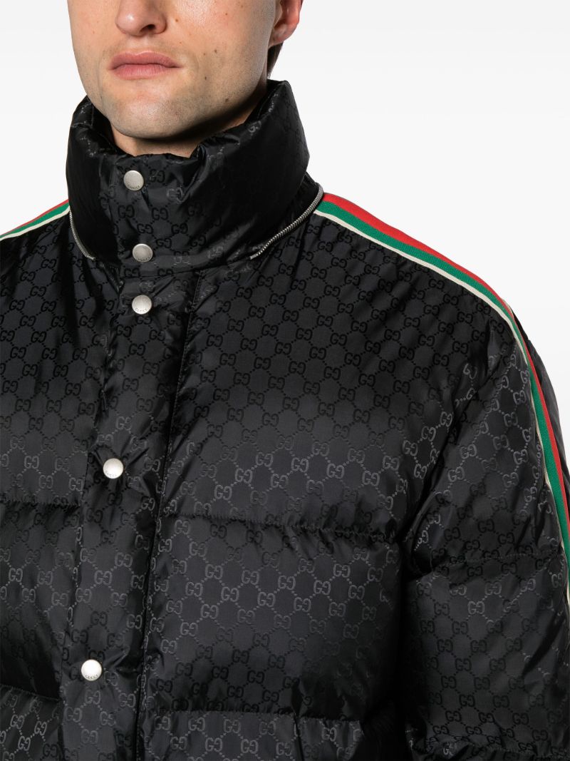 Black Jumbo Gg Padded Coat