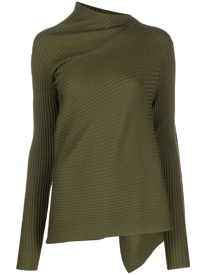 Green Merino-wool Sweater