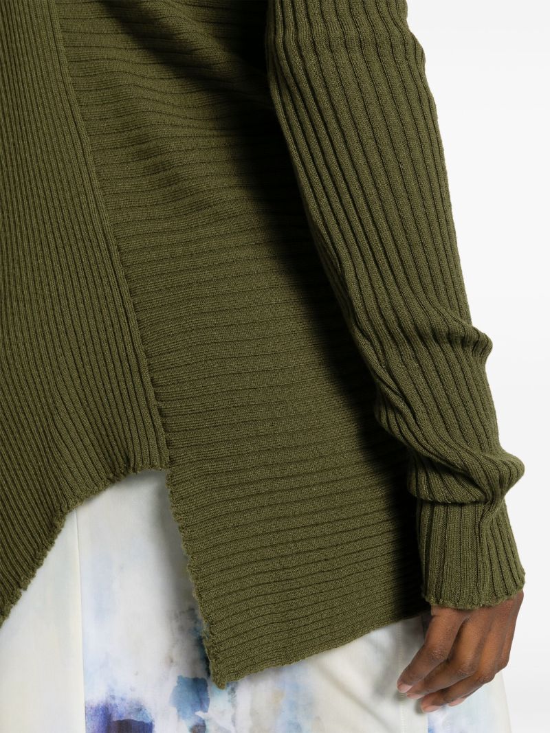 Green Merino-wool Sweater