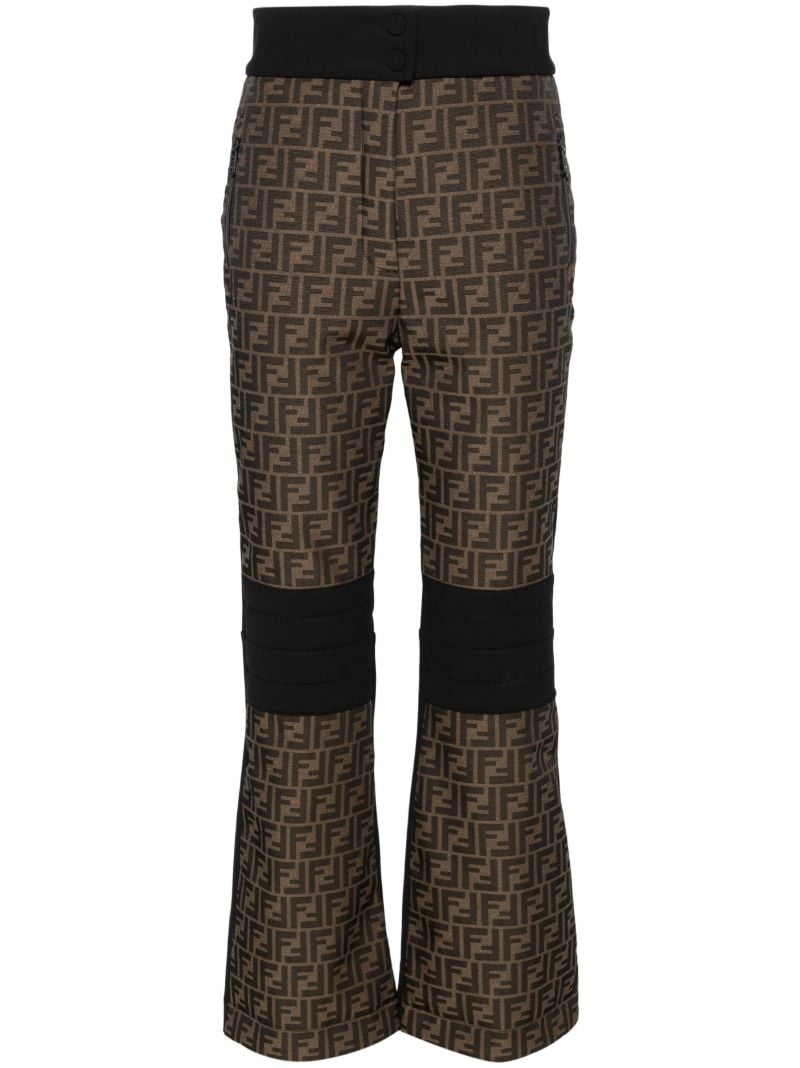 Brown Ff Canvas Ski Trousers