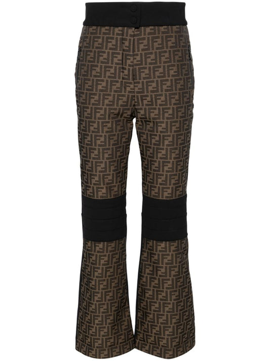 Brown Ff Canvas Ski Trousers