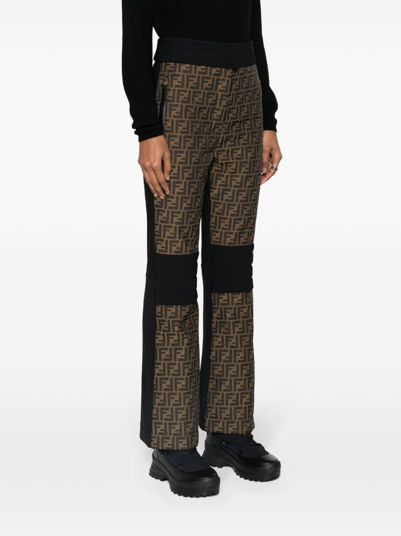Brown Ff Canvas Ski Trousers