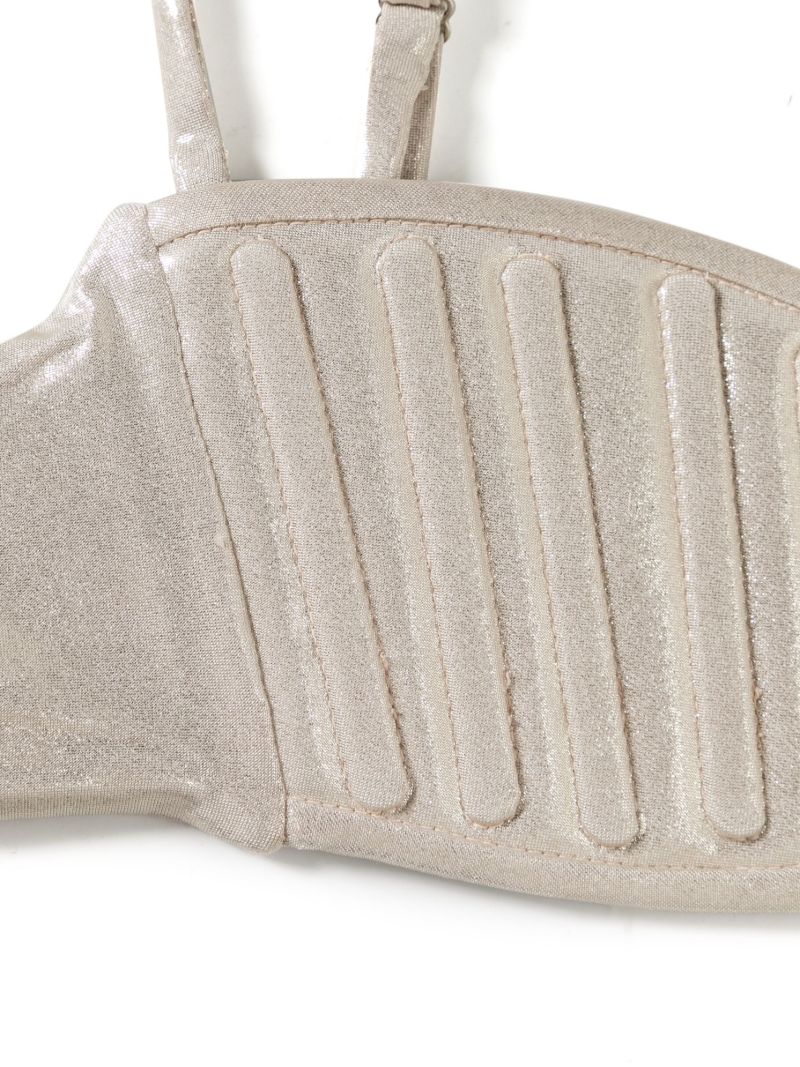 Neutral Corsetry Boned Bikini Top