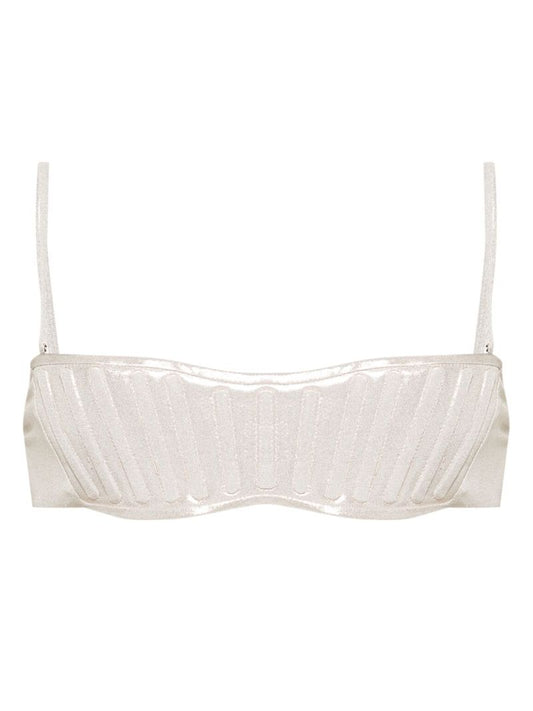 Neutral Corsetry Boned Bikini Top