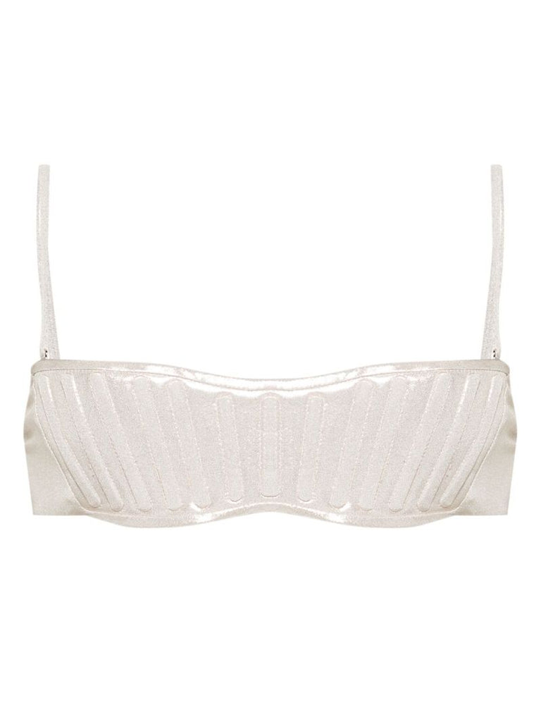 Neutral Corsetry Boned Bikini Top