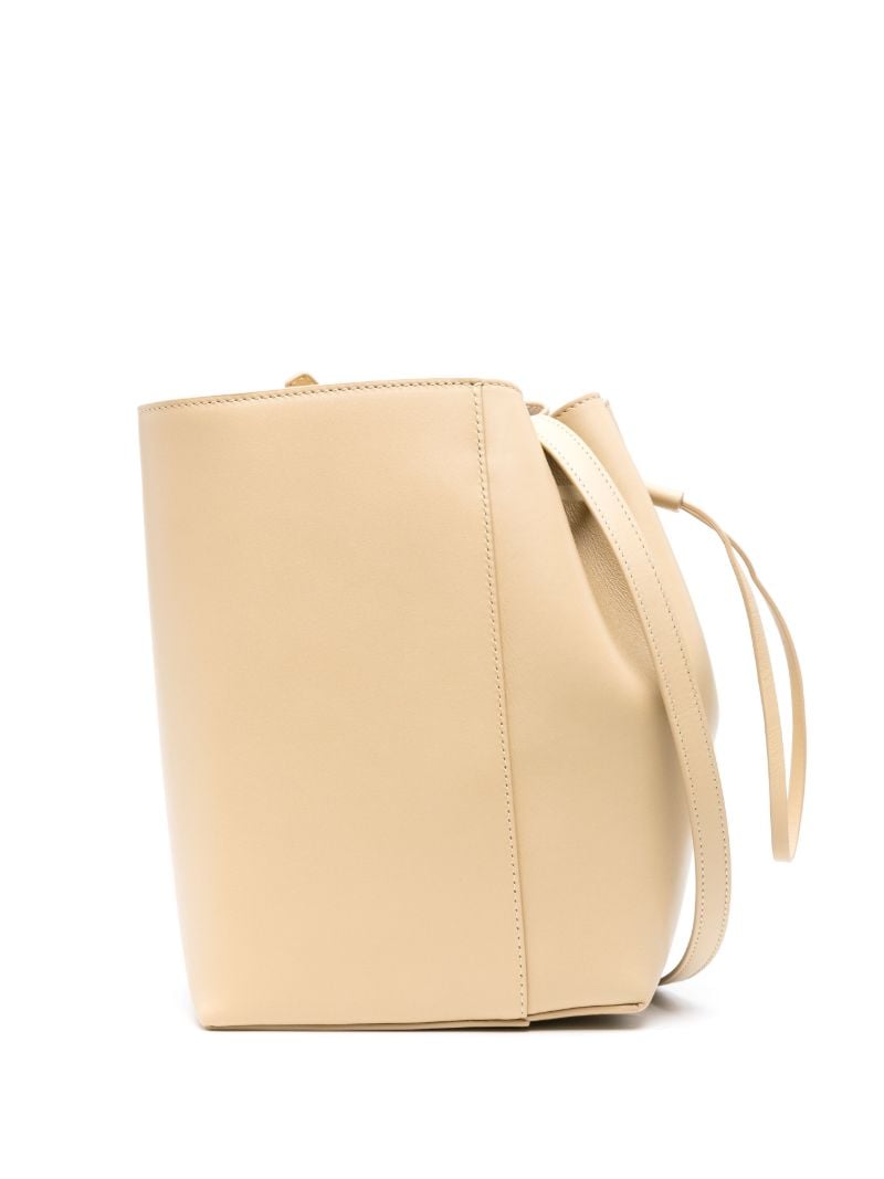 Neutral Canna Leather Bucket Bag