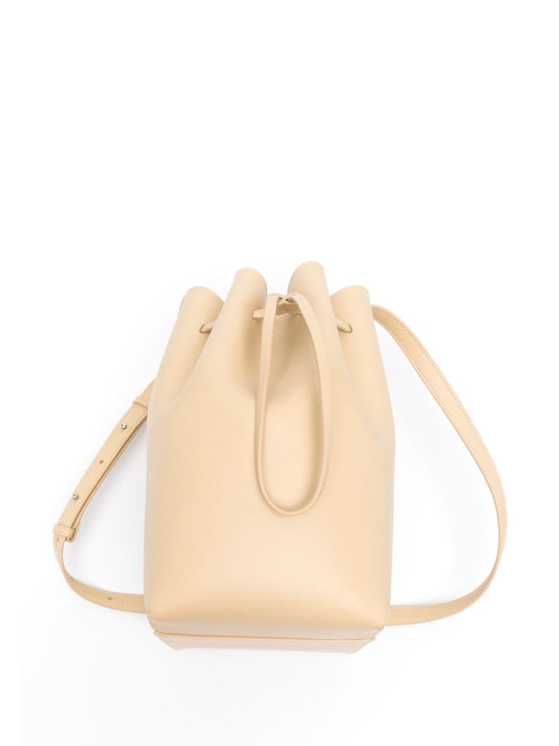 Neutral Canna Leather Bucket Bag
