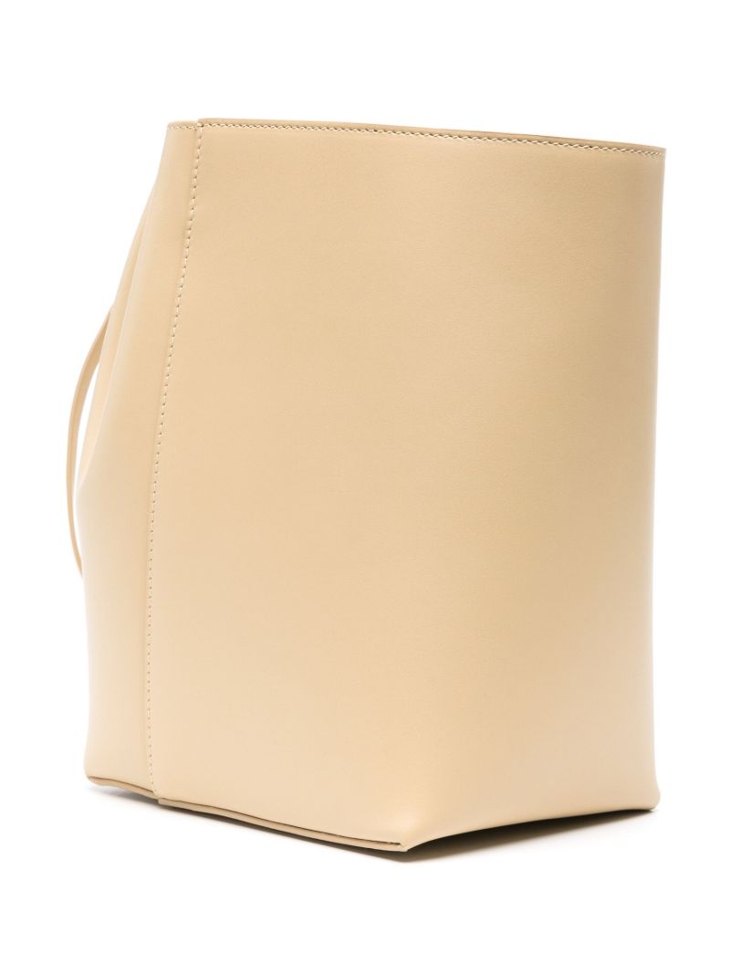 Neutral Canna Leather Bucket Bag
