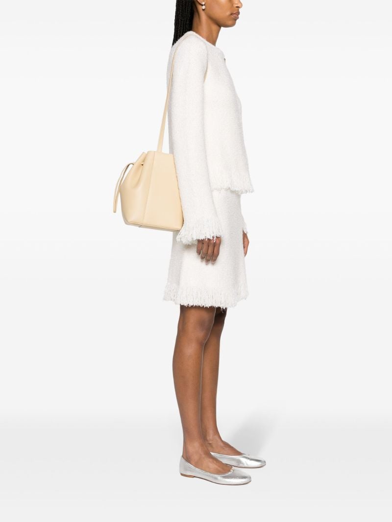 Neutral Canna Leather Bucket Bag