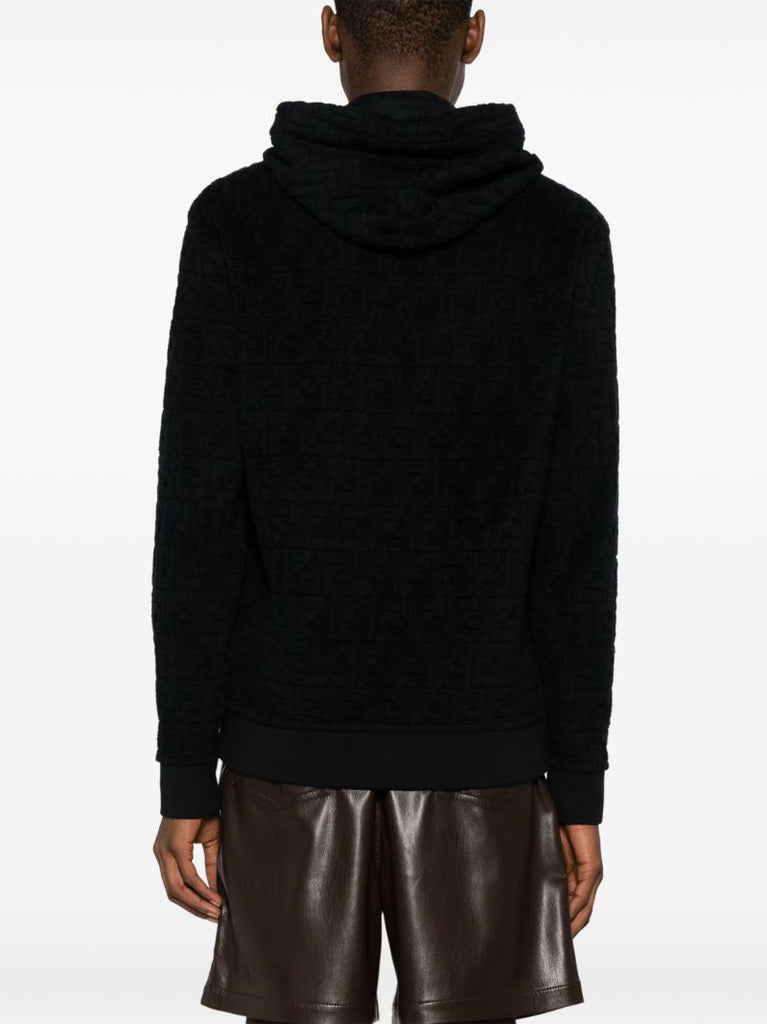 Blue Ff Cotton Hoodie