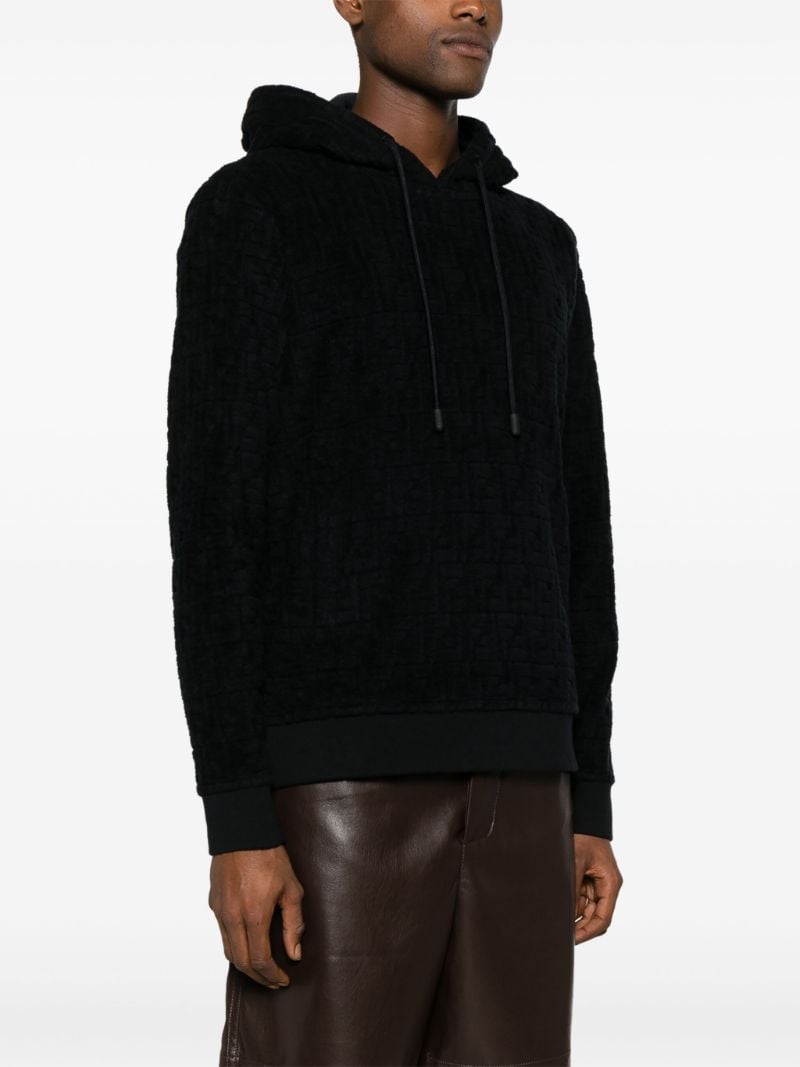 Blue Ff Cotton Hoodie