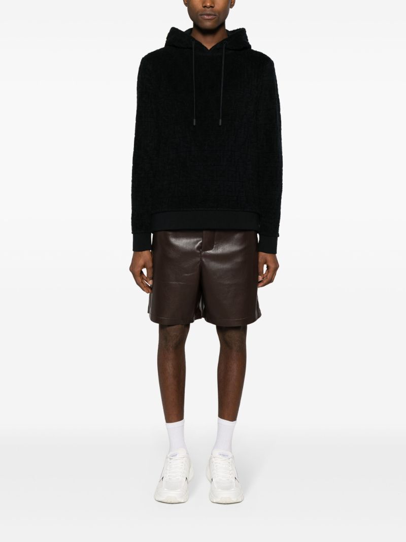Blue Ff Cotton Hoodie
