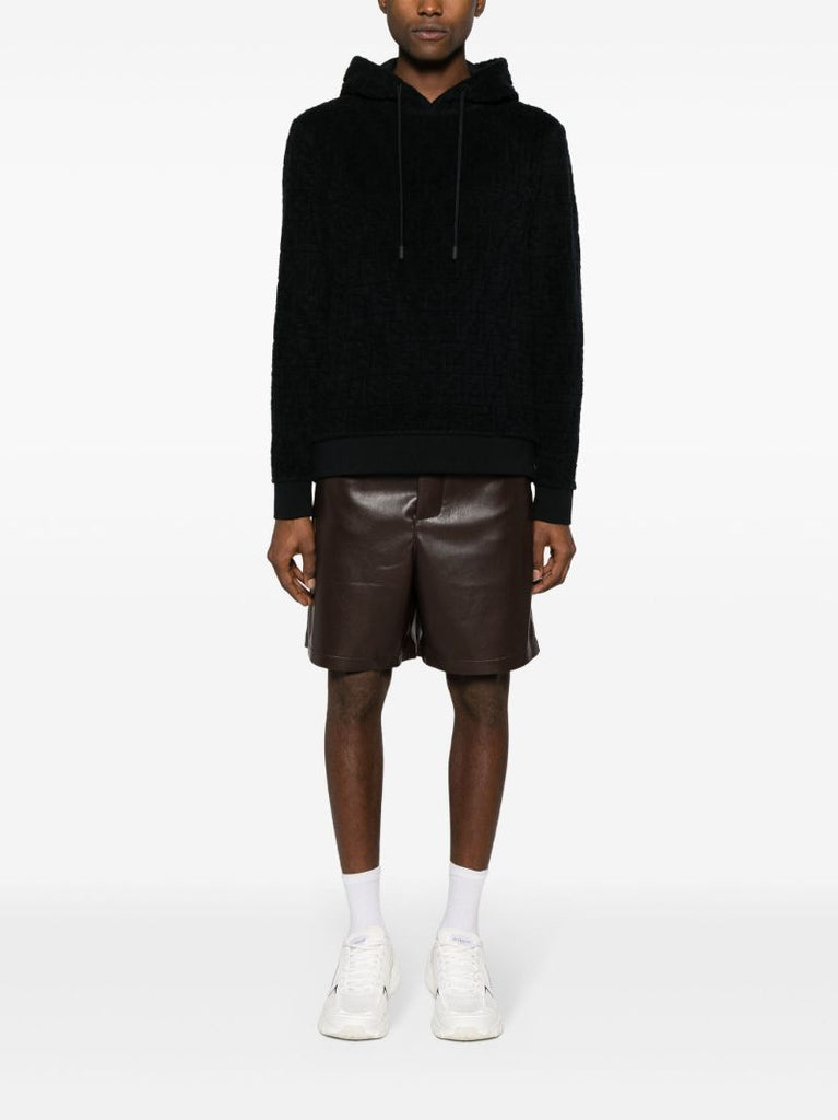 Blue Ff Cotton Hoodie