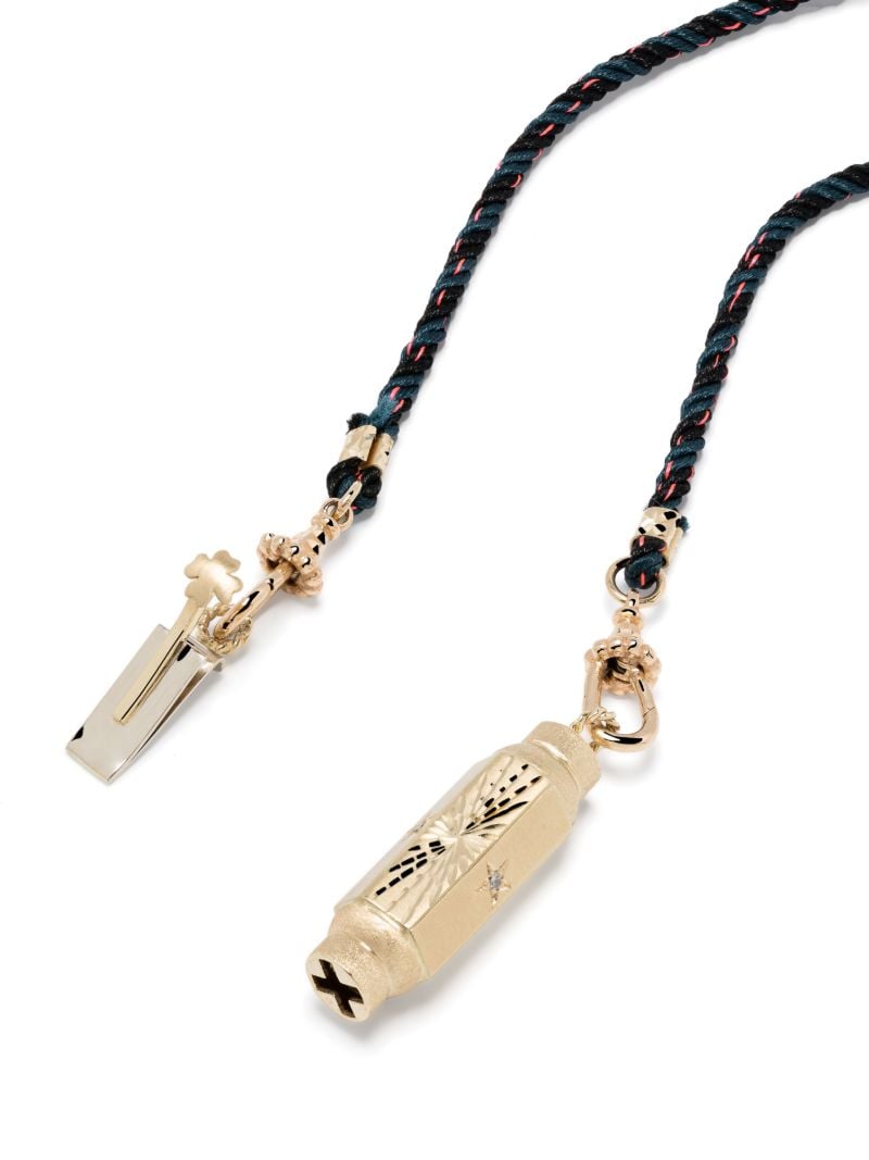 14k Yellow Gold  Baby Coco Diamond Locket Necklace