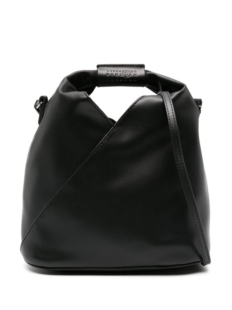 Black Japanese Leather Tote Bag