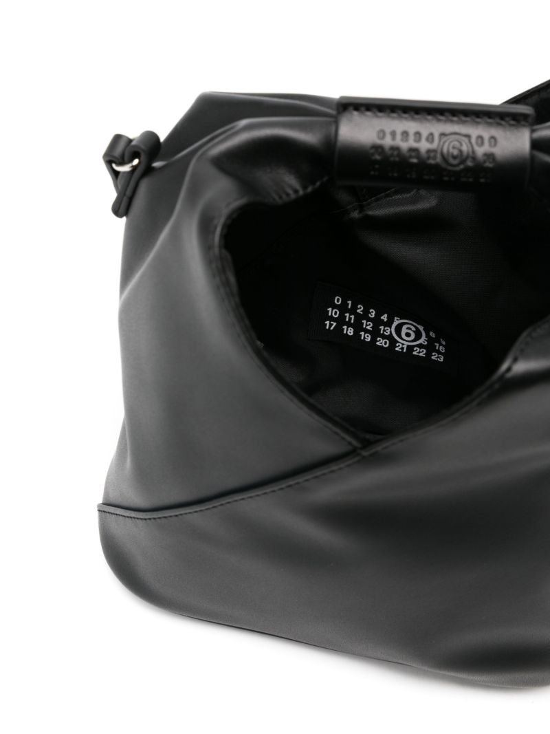 Black Japanese Leather Tote Bag