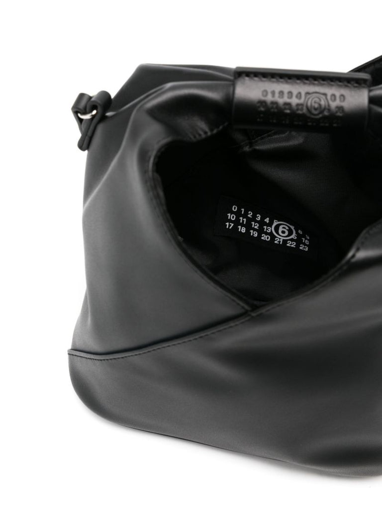 Black Japanese Leather Tote Bag