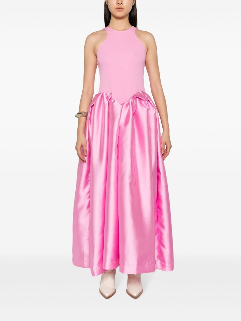 Pink Puff Skirt Dress