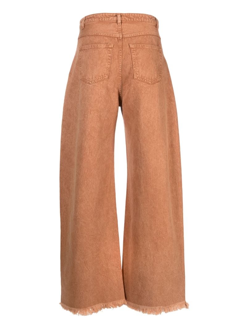 Brown High-rise Boyfriend Jeans