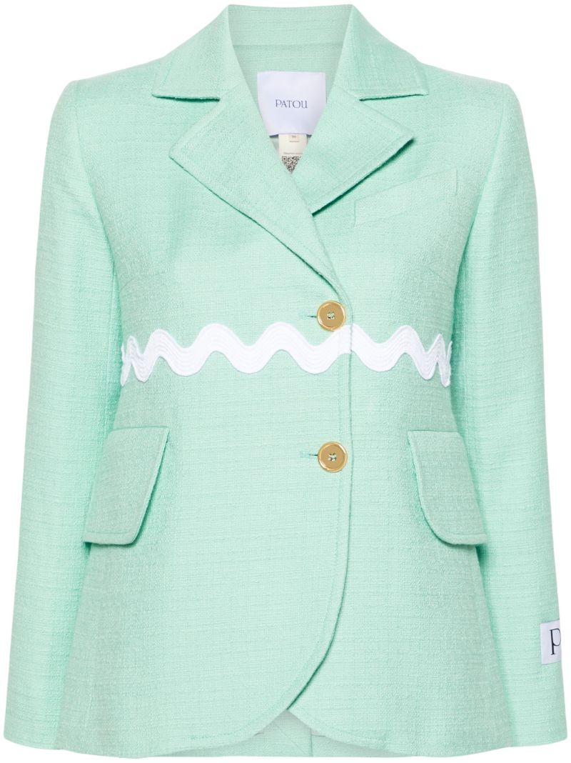 Green Tweed Blazer