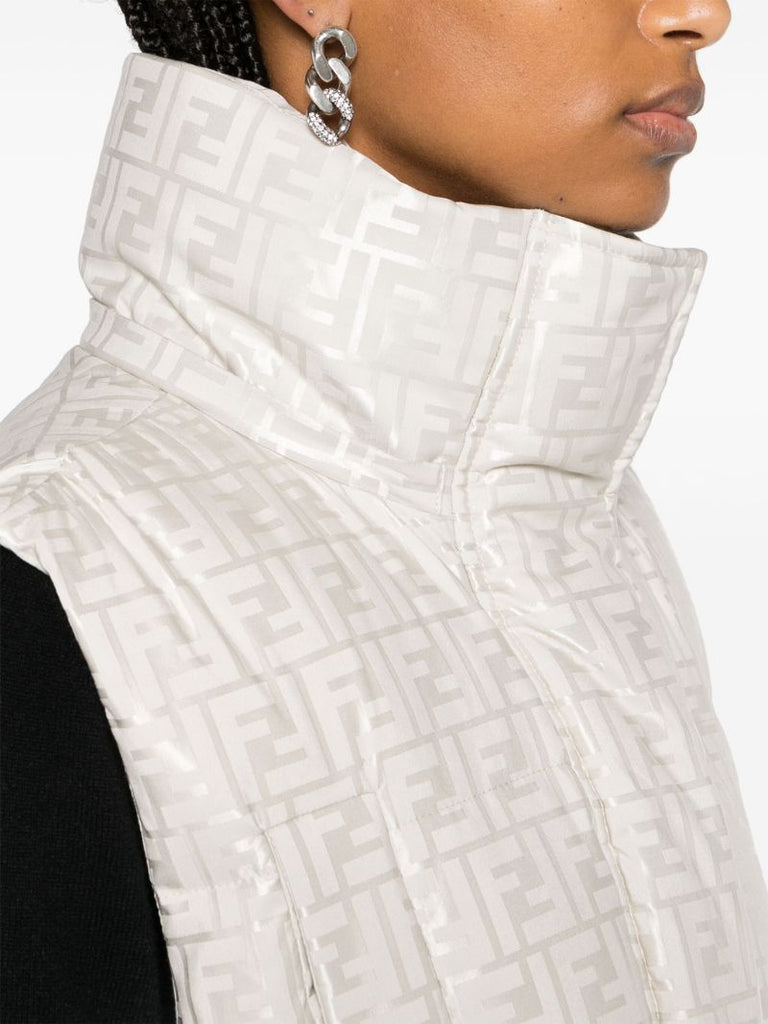 Grey Ff Padded Ski Gilet