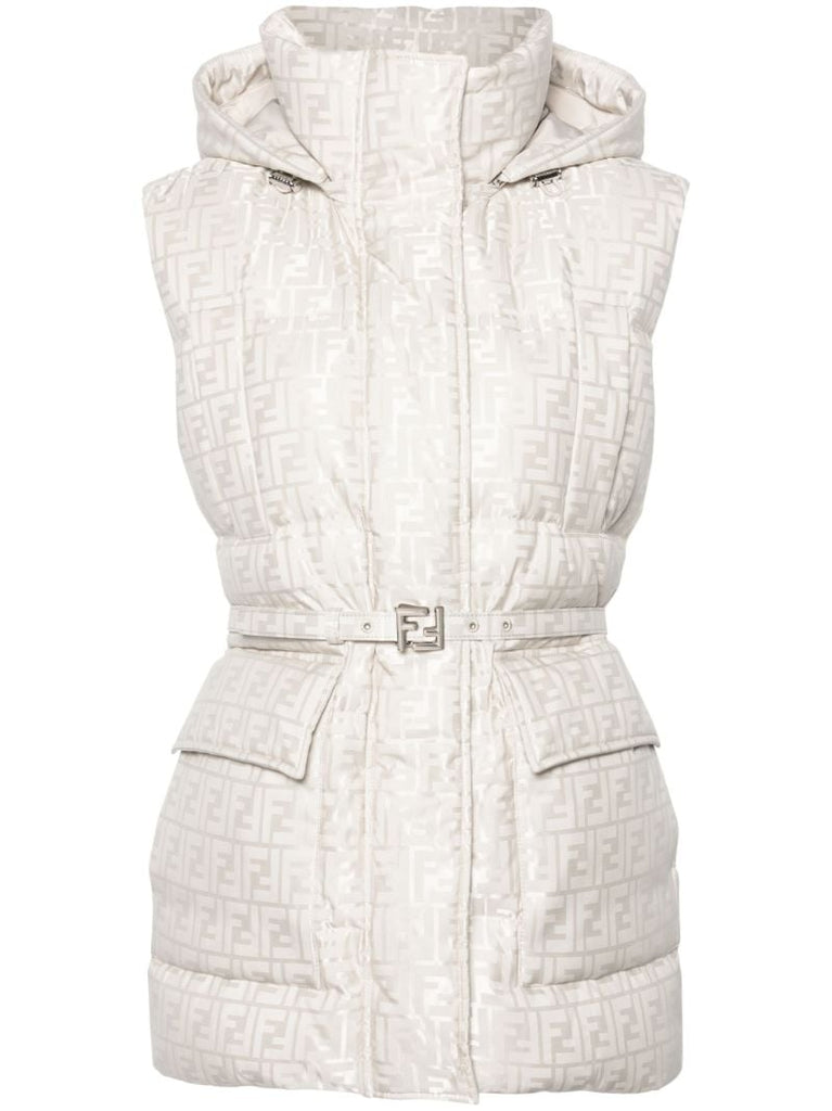 Grey Ff Padded Ski Gilet