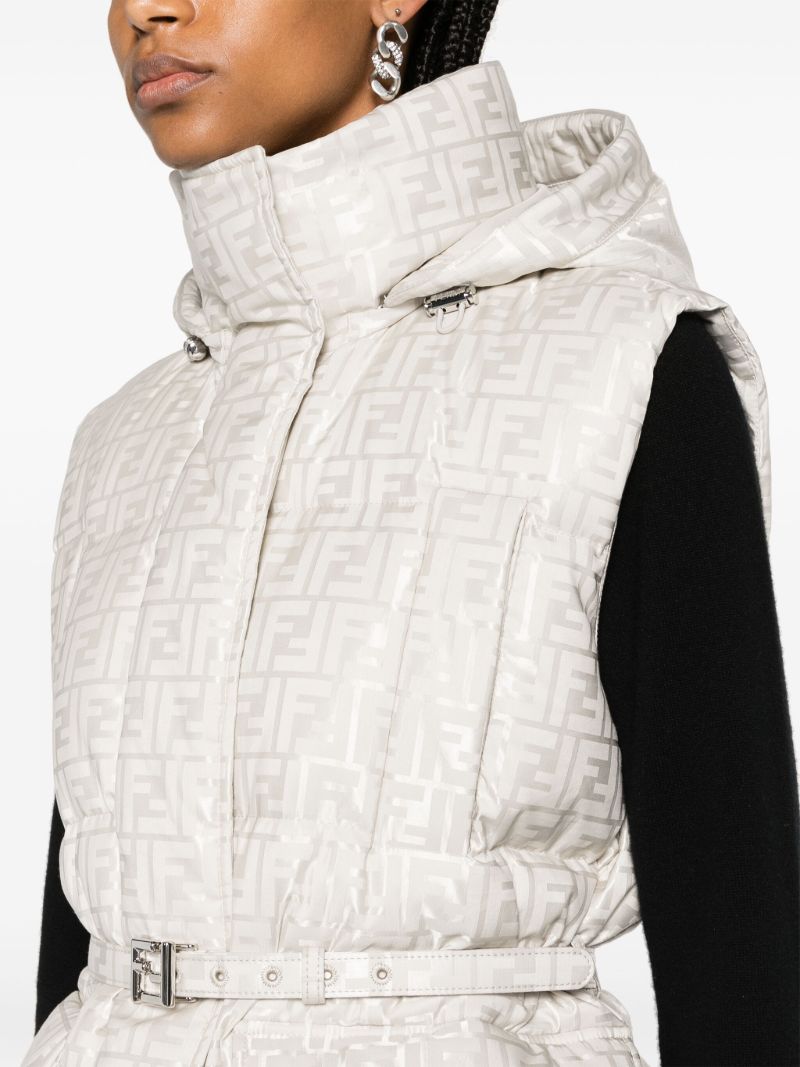 Grey Ff Padded Ski Gilet