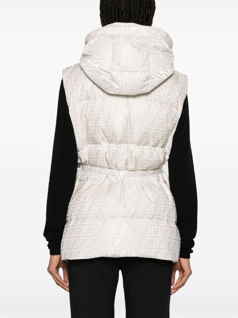 Grey Ff Padded Ski Gilet