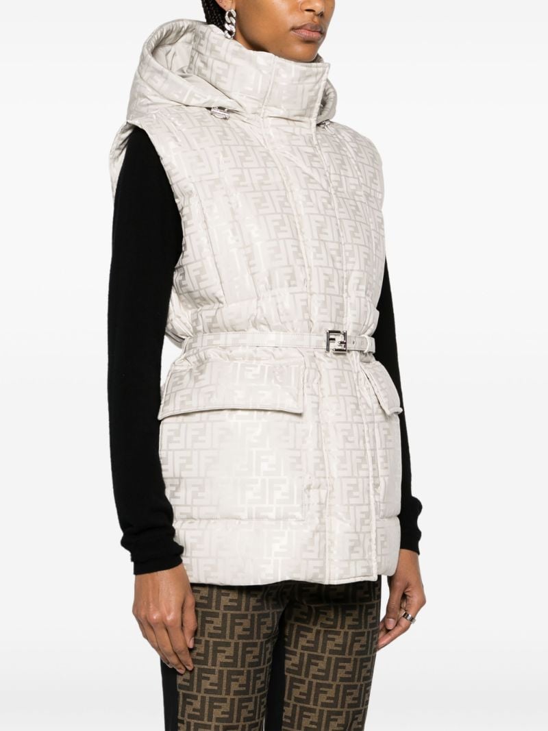 Grey Ff Padded Ski Gilet