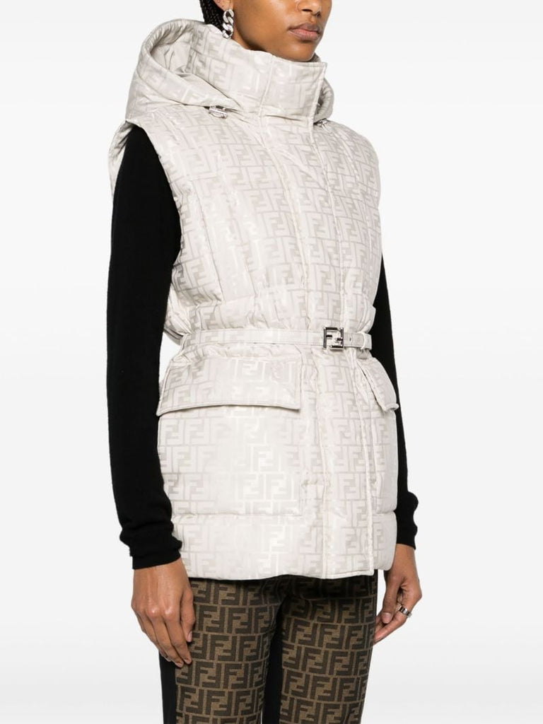 Grey Ff Padded Ski Gilet